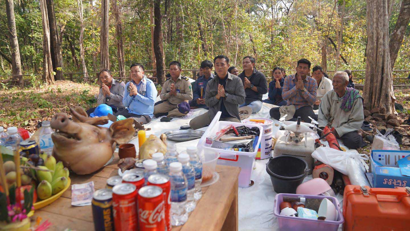 ការបើកការដ្ឋានអភិរក្ស និងជួសជុលប្រាសាទគោកគ្រងដំណាក់កាលទី១ ដើម្បីពង្រឹងរចនាសម្ព័ន្ធប្រាសាទនេះឡើងវិញ